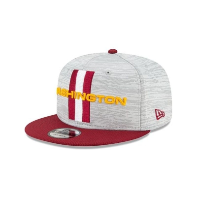 Red Washington Football Team Hat - New Era NFL Official NFL Training 9FIFTY Snapback Caps USA8937625